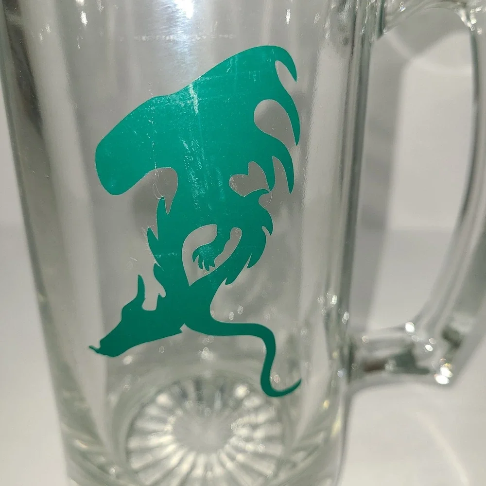 Fantasy Dragon Glass Beer Mug Tankard – 7